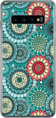 Produktbild von MuchoWow® Handyhülle Schutzhülle Hülle für Telefoonhoesje Samsung Galaxy S10 Mädchen - Blumen - Muster - Mädchen - Kinder - Kinder Silikon Softcase Handy Hülle - Handytasche