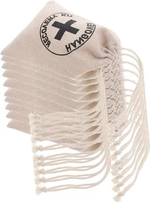 Produktbild von ibasenice, 10 Stück, Baumwollbeutel, Geschenktüten für Junggesellinnenabschied, Notfallsets für Braut, Dekorationen für Junggesellinnenabschiede, Gastgeschenke für Junggesellinnenabschiede, Stoffbeutel für Hochzeiten