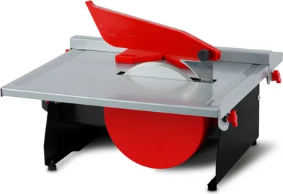 Produktbild von EBERTH Fliesenschneidmaschine Nass, Elektrisch 600 Watt, Elektrischer Fliesenschneider mit 180mm Diamanttrennscheibe, Nassschneider mit Wasserwanne