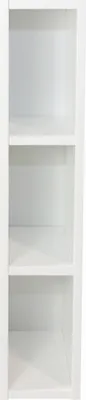 Produktbild von Puckdaddy Stauraumregal Lasse 19x30x93 cm in Weiß passend zu IKEA Hemnes Kommode Kinderzimmer