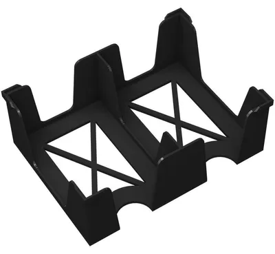 Produktbild von Kartenhalter für 50 x 75 mm Karten – 2 Fächer, 240 Karten
