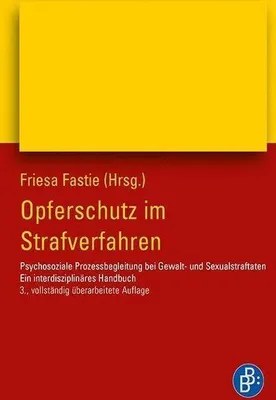 Obrázek produktu pro Opferschutz im Strafverfahren