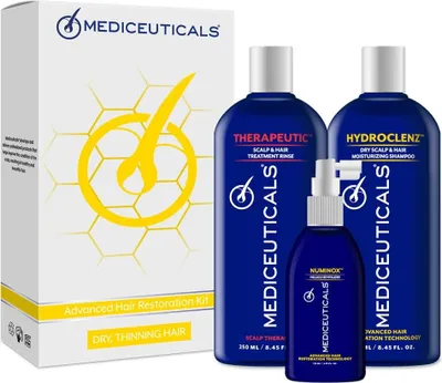 Productafbeelding van Mediceuticals Set (droog): Hydroclenz 250 ml + Numinox 125 ml + Therapeutic 250 ml
