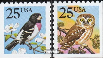 Produktbild von Briefmarken USA 1988 Mi 1980E-1981E (kompl.Ausg.) postfrisch Tiere
