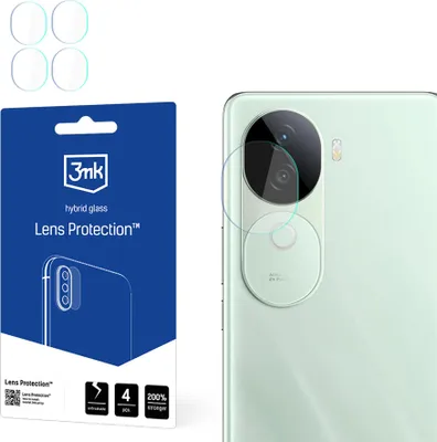 Produktbild von 3mk Hybridglas Lens Protection für Vivo V40eKamera Objektiv Kameralinse  0,16mm 6H (4 Stück)