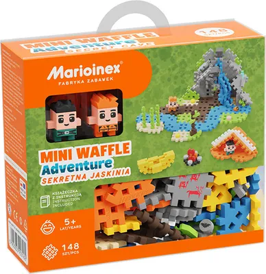 Zdjęcie produktu dla Odkryj Magię Sekretnej Jaskini z Klockami Wafflemini Marioinex – Twórz Niezapomniane Przygody i Kształtuj Wyobraźnię Swojego Dziecka!