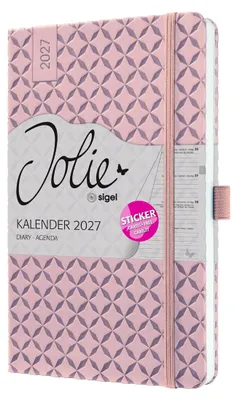 Produktbild von Wochenkalender Jolie 2027 Hardcover ca. A5 Pearl Rose 174 Seiten