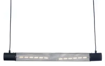 Obrázok produktu pre Závesné svietidlo ACA 2xE27, čierny kov, 72x6xV120 cm, ALCATRAZ OD602P72BK