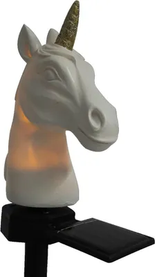 Produktbild von Solar Stableuchte Einhorn, Solarleuchte, Solarlampe, Gartendeko, Gartenstecker.