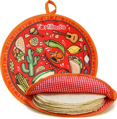 Zdjęcie produktu dla 30 cm bawełniany podgrzewacz do tortilli / taca do podgrzewania w kuchence mikrofalowej