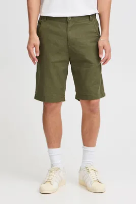 Produktbild von Blend BHShorts Herren Shorts aus Leinenmix kurze Hose Bermuda mit Eingrifftaschen Regular fit