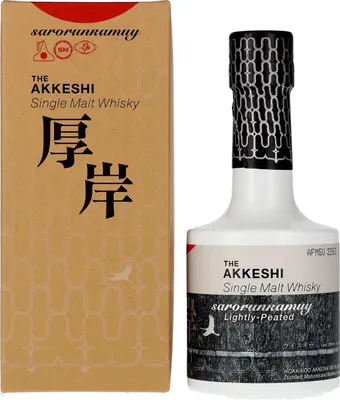 Produktbild von The AKKESHI Single Malt Spirit sarorunkamuy Lightly-Peated 55% Vol. 0,2l in Geschenkbox