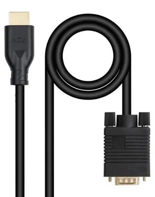 Produktbild von Nanocable 10.15.4602, 1,8 m, VGA (D-Sub), HDMI, Männlich, Männlich, Gerade