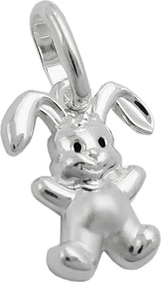 Produktbild von Anhänger Silberanhänger kleiner Hase Häschen 925 Silber für Kinder