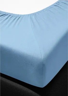 Produktbild von IRISETTE CLASSIC-JERSEY SPANNBETTTUCH JUPITER 0008  dunkelblau  190 x 200 cm