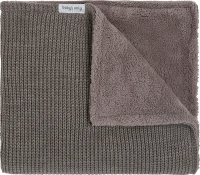 Produktbild von Baby's Only Gitterbettdecke teddyfutter Hope - Hazel Brown - 100x135 cm