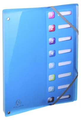Produktbild von Exacompta 58670E Premium Ordnungsmappe Iderama. Aus stabilem Kunststoff DIN A4 8