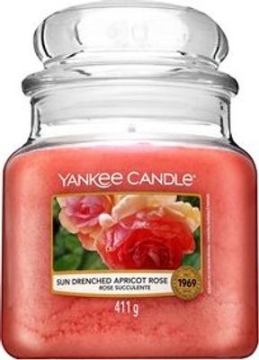 Yankee Candle Sun-Drenched Apricot Rose vonná svíčka 411 g