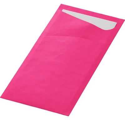 Produktbild von Duni Serviettentaschen fuchsia 200x85mm 100 Stück