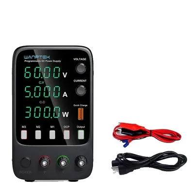 Obrázok produktu pre Nastaviteľný zdroj jednosmerného prúdu, výstup 30 V, kapacita 10 A, 4-miestny 60 V 5 A
