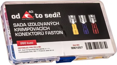 Produktbild von ACI isolierter Crimpverbindersatz faston (260 Stück)