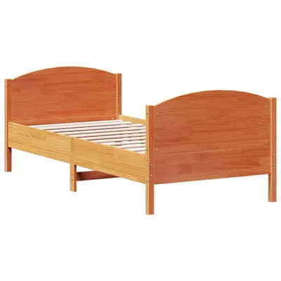 Immagine prodotto di Letto senza Materasso Marrone Cera 100x200 cm in Legno di Pino