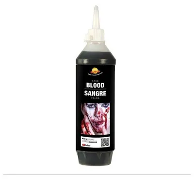 Produktbild von Kunstblut in einer Flasche Halloween Make-up 450ml