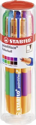Immagine prodotto di STABILO pointVisco gel roller, set di 10 fustini in plastica