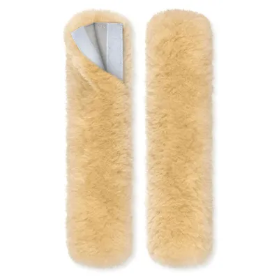 Produktbild von Mattes Lammfellschoner Nase oder Genick Hellgelb 28 cm