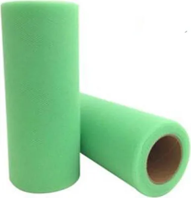 Produktbild von Tüllstoff 1 Rollen Bunt Tüll Meterware Tüll Rolle, Tüll Stoff Rollen, 15cm x 22M Tüllband Tüll Dekostoff, Tüllrolle für DIY Basteln Tutu Röcke Hochzeit Party Dekoration