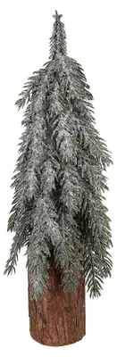 Image de Clayre & Eef Mini-sapin de Noël artificiel Ø 15x44 cm Vert Bois