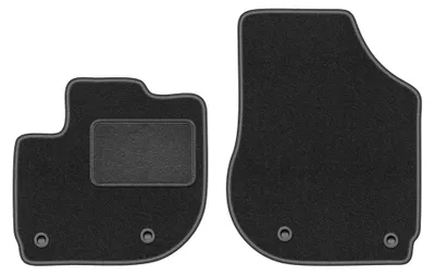 Image de Tapis avant en moquette pour Honda Jazz V 2020- (hybride) – 2 pièces, gris graphite, sur mesure – Wielganizator LUX