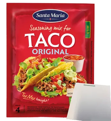 Produktbild von Santa Maria Seasoning Mix Taco (28g Packung) + usy Block