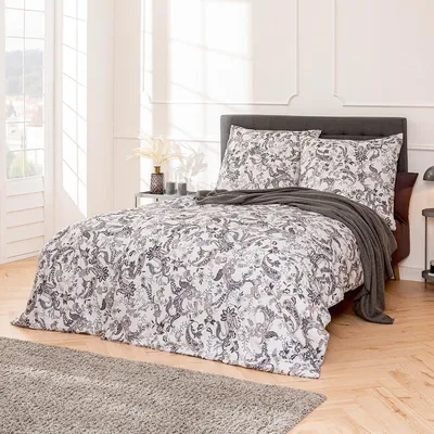 Produktbild von Estella Mako Interlock Jersey Bettwäsche Imogen silber 135x200 cm + 80x80 cm