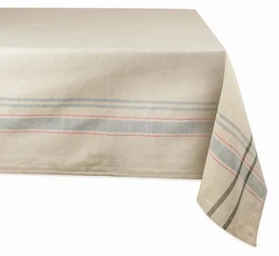 Produktbild von Azomor® Stilvolles Baumwolltischdecke im ländlichen Stil für Esstisch von 6-8 Personen