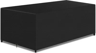 Zdjęcie produktu dla Stół ogrodowy 240 x 140 x 90 cm – wodoodporny, odporny na wiatr i promieniowanie UV – czarny materiał bawełniany 420D