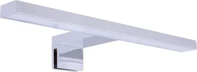 Produktbild von BROLLUX LED Aluminium Spiegelleuchte Aufsatzleuchte IP44 Badleuchte 230V - 4,5W 220lm - Warmweiß (3200 K)