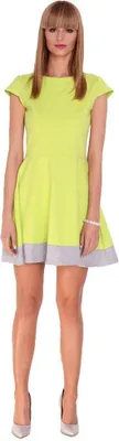 Immagine prodotto di Abito da donna a trapezio mini abito top; S/M; verde lime