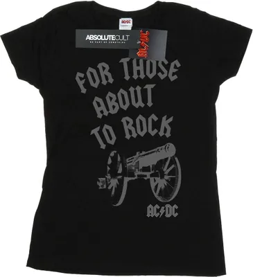 Produktbild von AC/DC - "For Those About To Rock" T-Shirt für Damen BI4388 (L) (Schwarz)