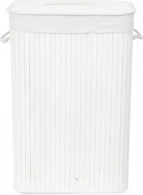 Produktbild von wäschekorb Bambus faltbar 45 x 60 cm Bambus weiß