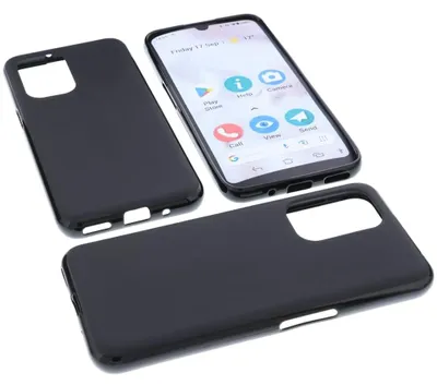 Produktbild von TPU-Hülle für das Doro 8110/8110 Plus Smartphone, schwarz