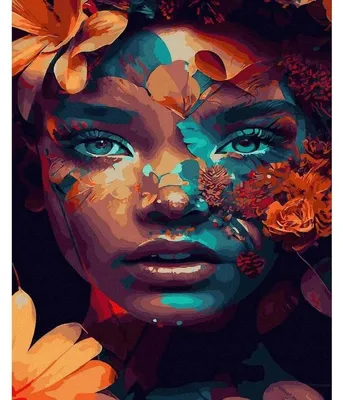 Produktbild von Malen nach Zahlen – Digitale Kunst – 40 x 50 cm