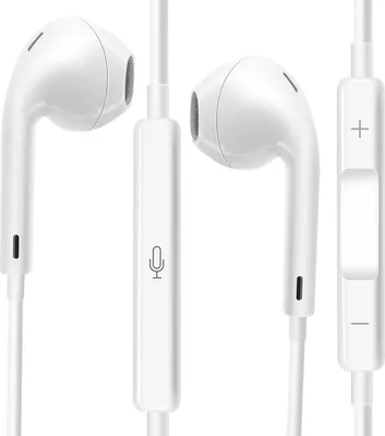 Image de Mayaxess, écouteurs filaires USB-C avec micro pour Galaxy S25, blanc