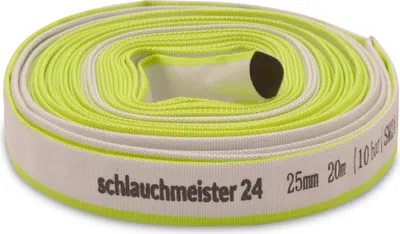 Produktbild von Ø 1 Zoll - 25 mm, 20 Meter Industrieschlauch | Bauschlauch | Flachschlauch