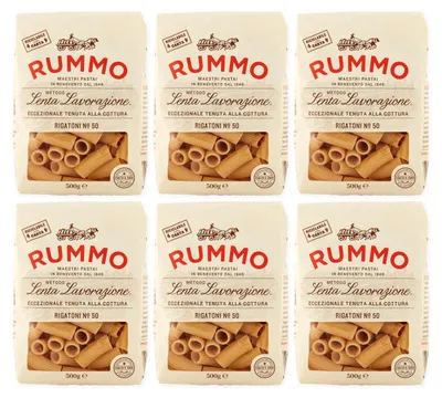 Produktbild von Rummo Rigatoni N.50 mit Bronzebeschichtung 6 x 500 g