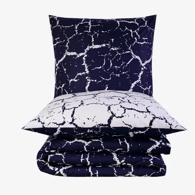 Zdjęcie produktu dla Komplet pościeli 135 x 200 cm wykonany w 100% z bawełny, zawierający poszewki na poduszki