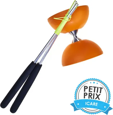 Obrázok produktu pre HQ Diabolo vrátane prútov oranžová