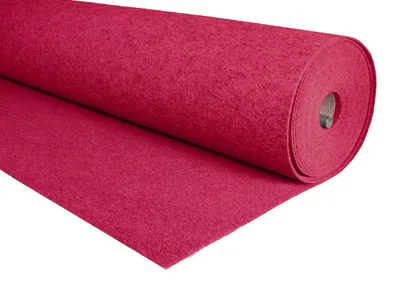 Imagen del producto de Moqueta fieltro por metros - ROJA, 280gr/m2, Venta Por Metros, Para Interior, Salón, Suelo [ancho