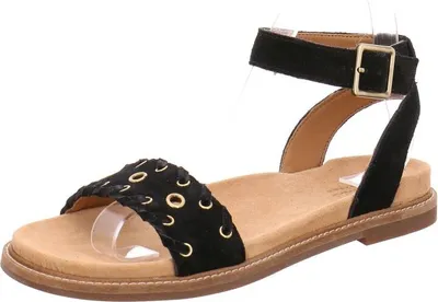 Produktbild von Clarks Corsio Amelia Damen Sandalen aus schwarzem Leder 37
