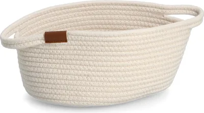 Produktbild von Zeller Aufbewahrungskorb, Baumwolle/Polyester, natur, ca. 29 x 21 x 14,5 cm